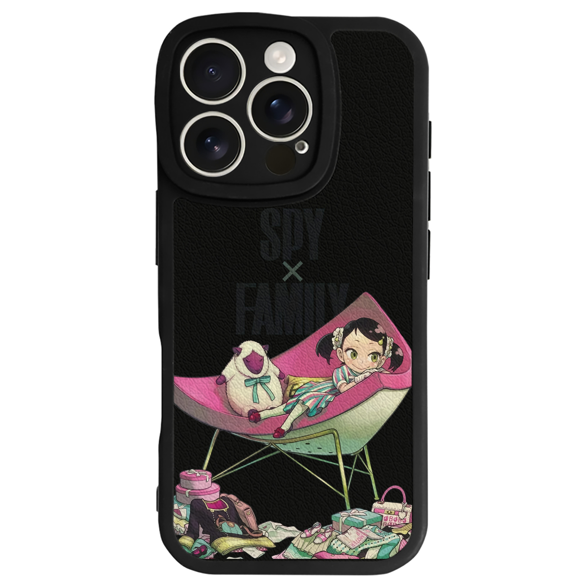 （画像用） SPY×FAMILY间谍家家酒 【iPhone 16シリーズ対応】シリコンスマホケース（レザー調） 材質：シリコン